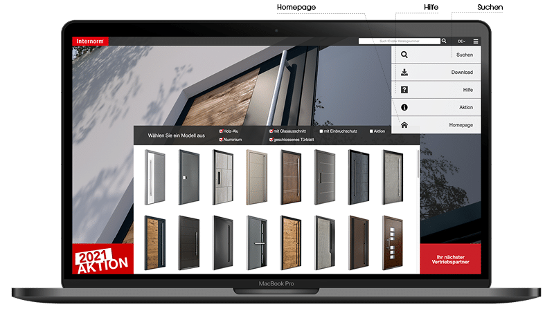 Internorm Haustüren-Konfigurator